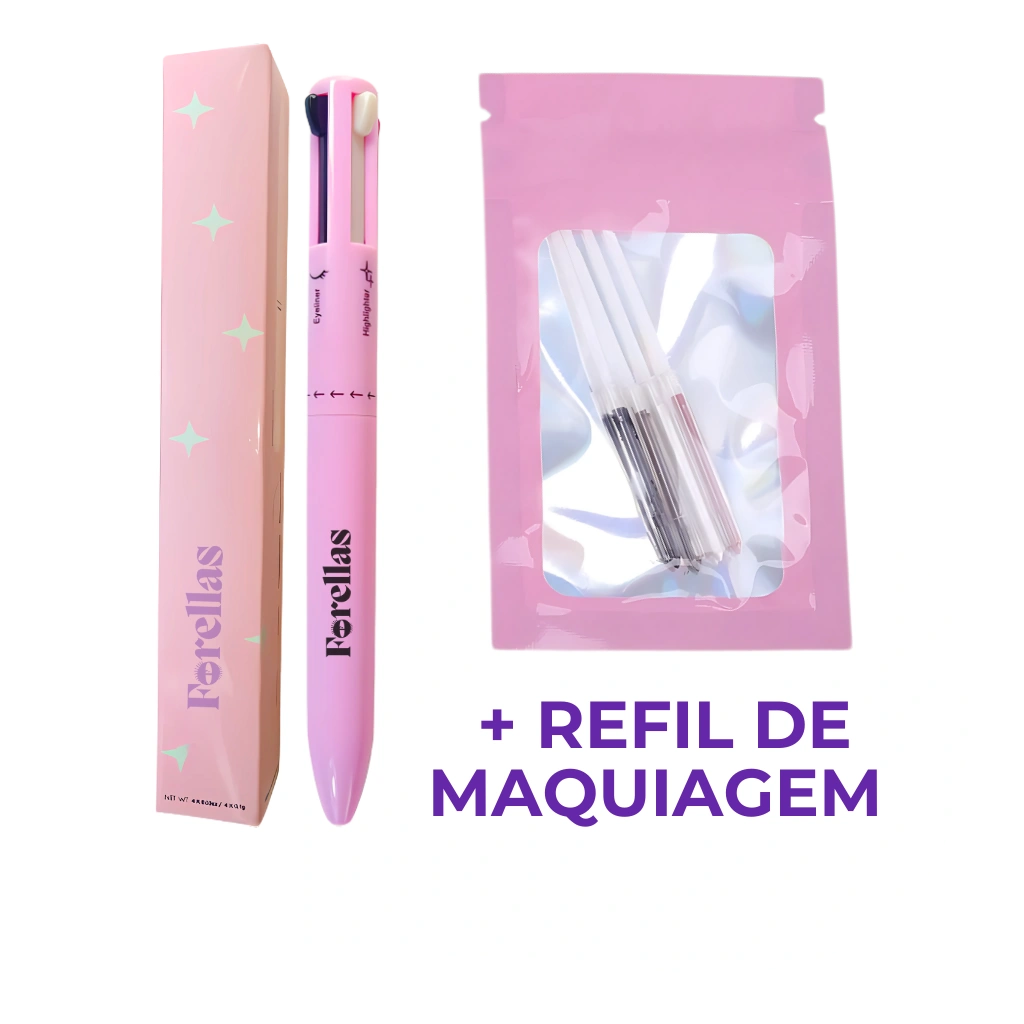 4 in 1 Pen - Complete Makeup: Eyes, Skin and Eyebrows!