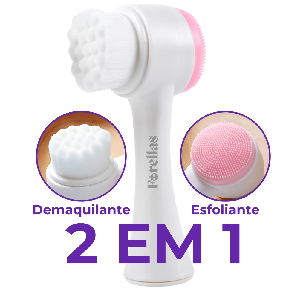2-in-1 Makeup Remover Brush - Skin Cleansing at Home!