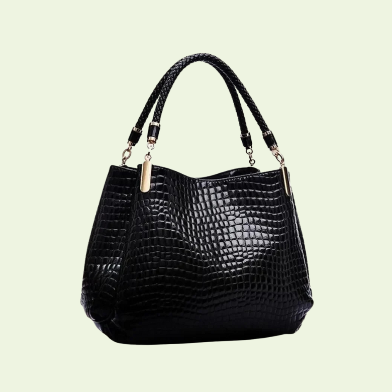 Women's Crocodile Print Tote Bag