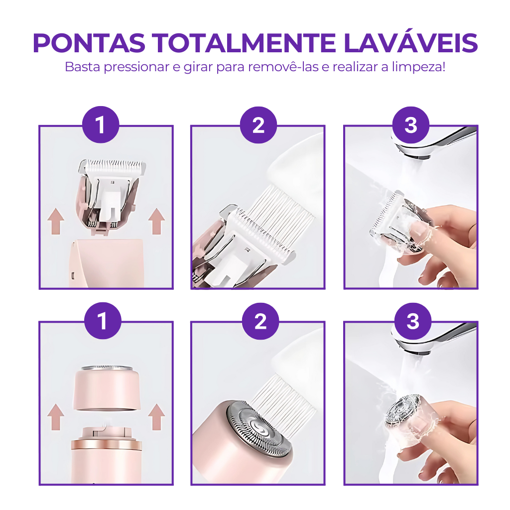 Women's Hair Trimmer – Waterproof Facial and Intimate!