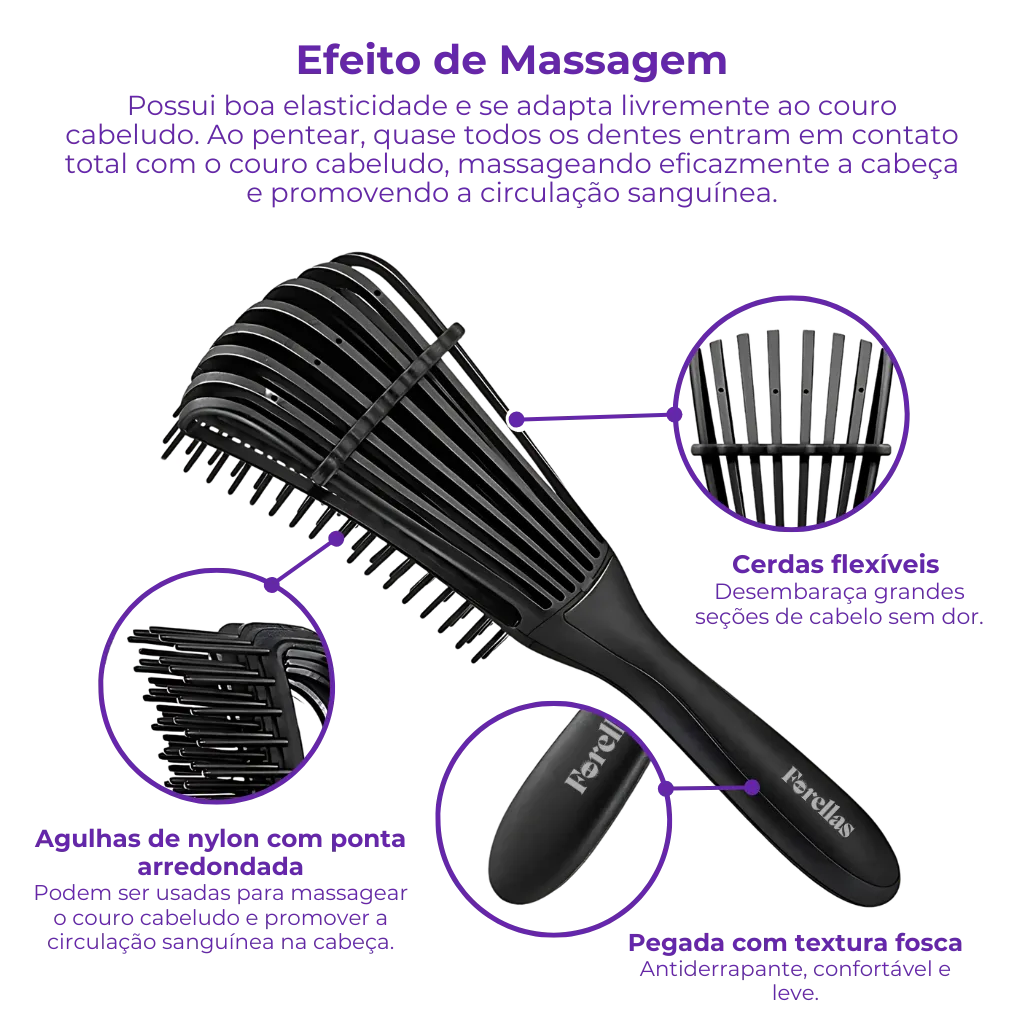 Detangling Brush - Goodbye Tangled Hair!