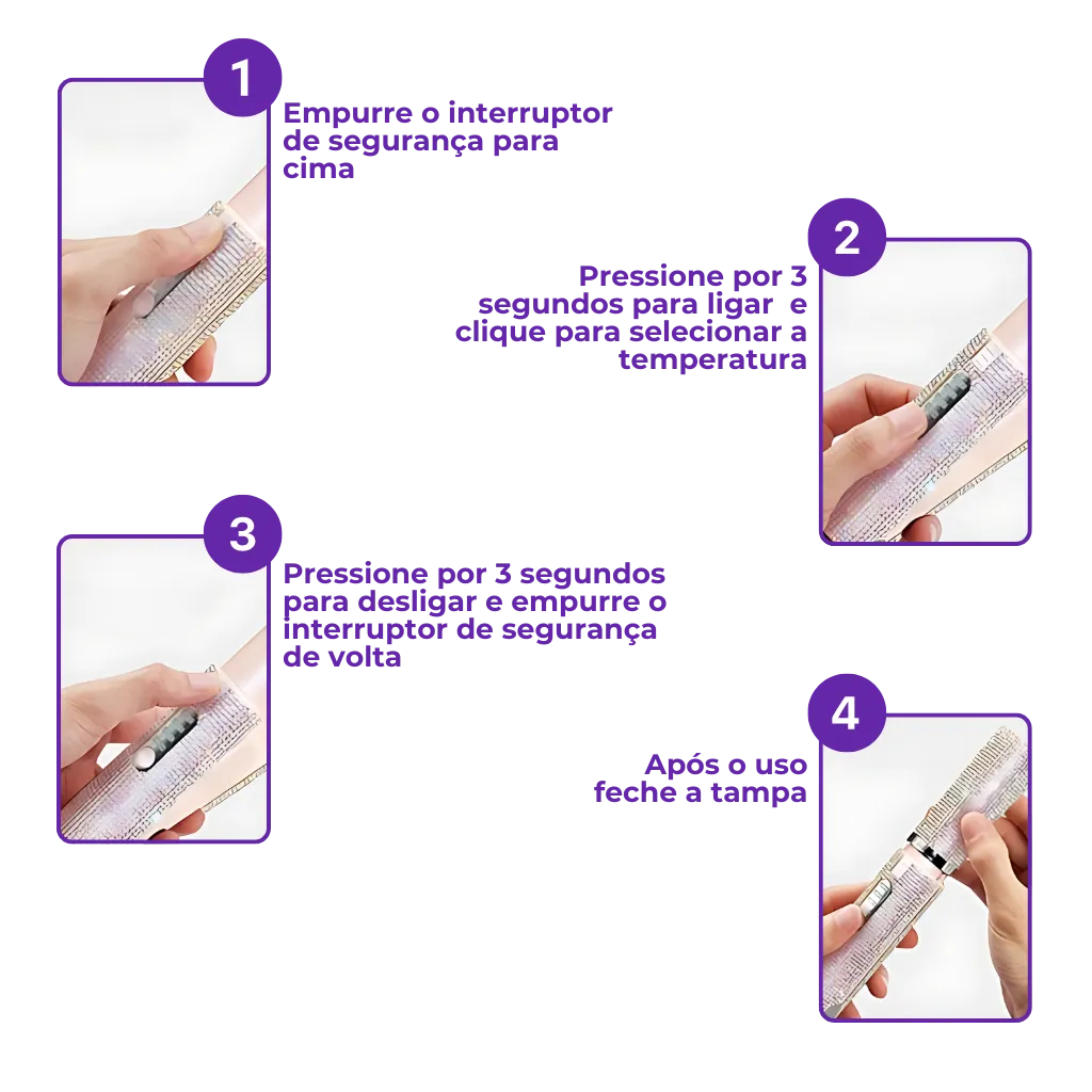 Portable USB Flat Iron - Straighten Your Hair Wherever You Are!