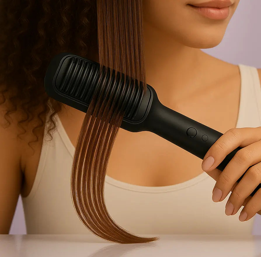Straightening Brush - Straight and Aligned Hair in Seconds!