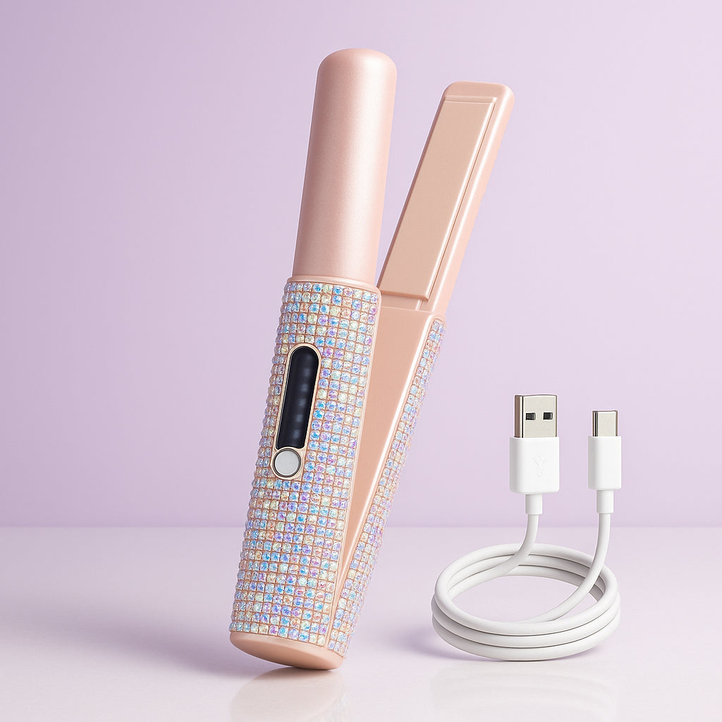 Portable USB Flat Iron - Straighten Your Hair Wherever You Are!