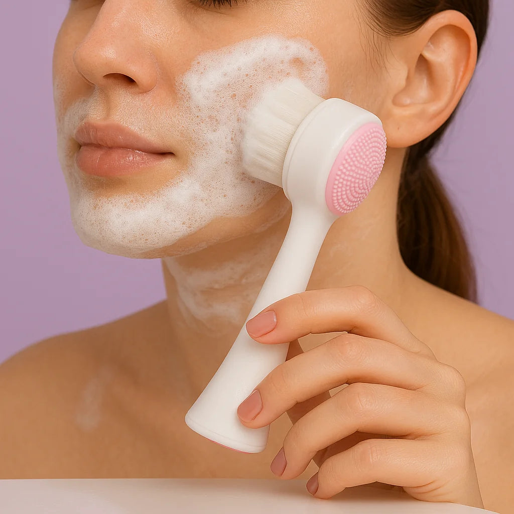 2-in-1 Makeup Remover Brush - Skin Cleansing at Home!