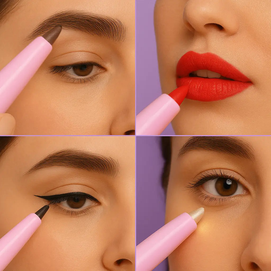 4 in 1 Pen - Complete Makeup: Eyes, Skin and Eyebrows!