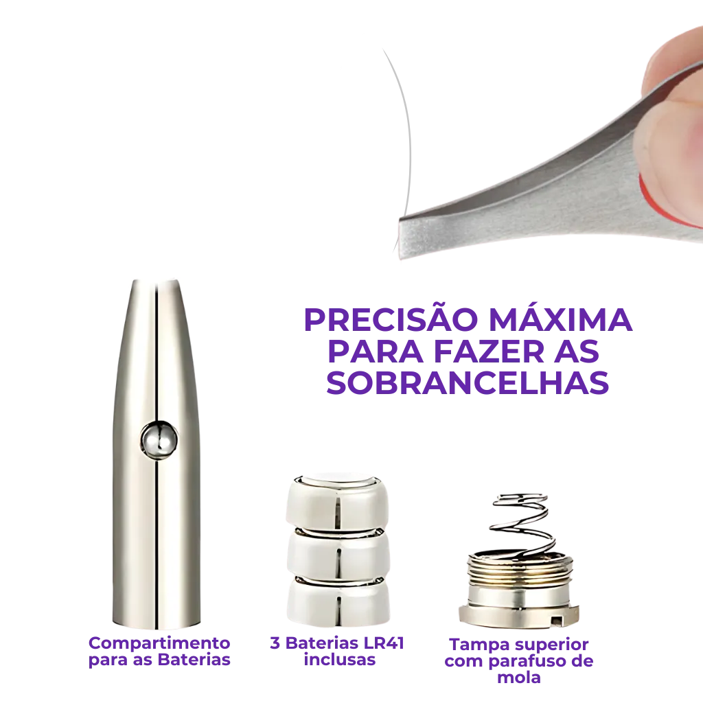 Tweezers with LED Light - Eyebrows Aligned with Ease!