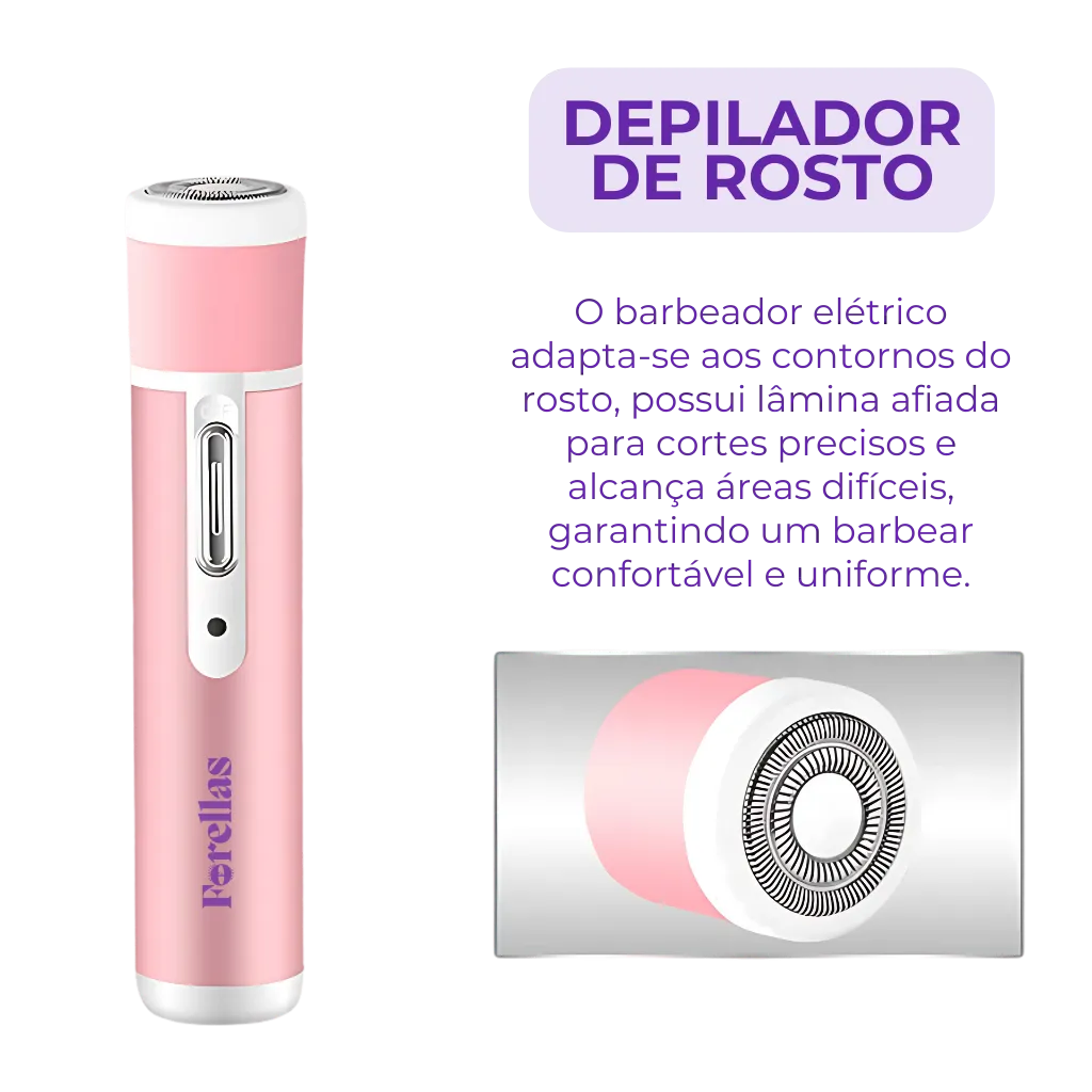 4-in-1 Epilator - Fast, Safe and Waterproof!