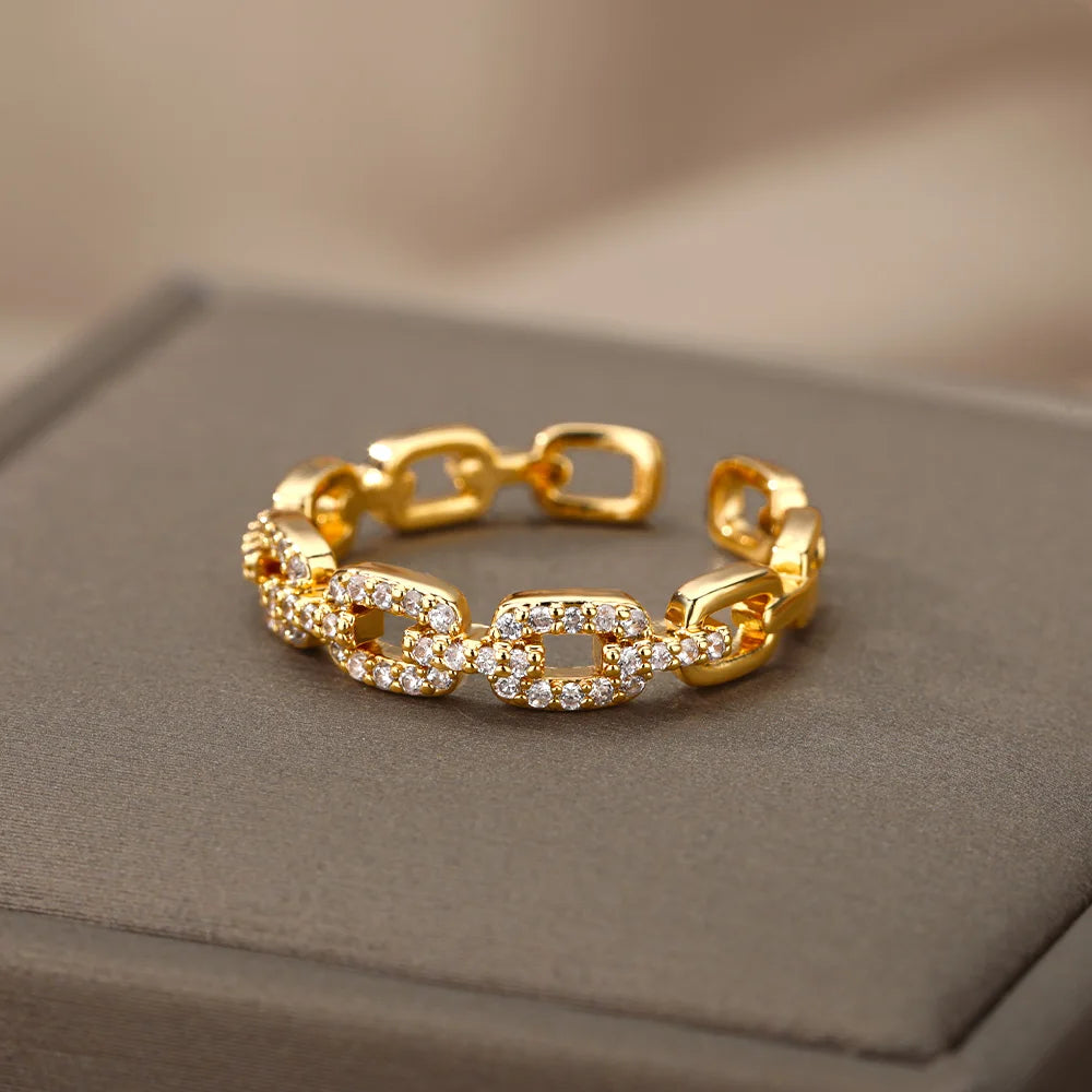 Geometric Ring with Zirconia