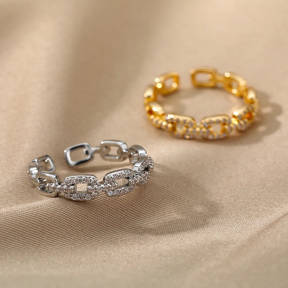 Geometric Ring with Zirconia