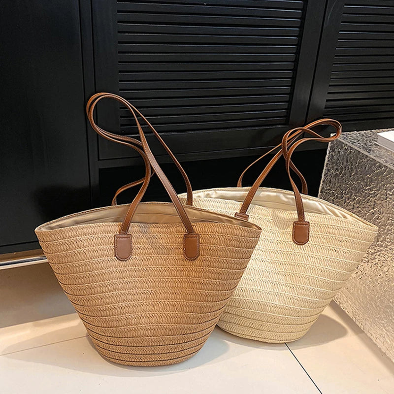 Large Women's Straw Bag