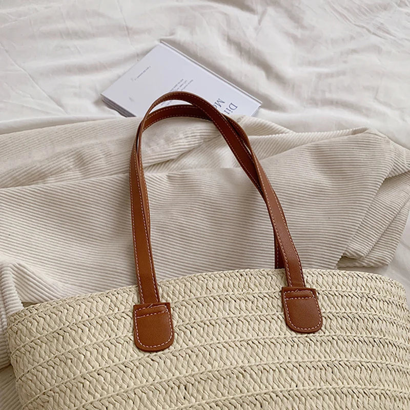 Large Women's Straw Bag