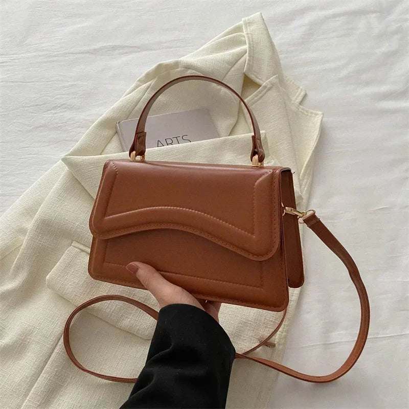 Square Leather Bag