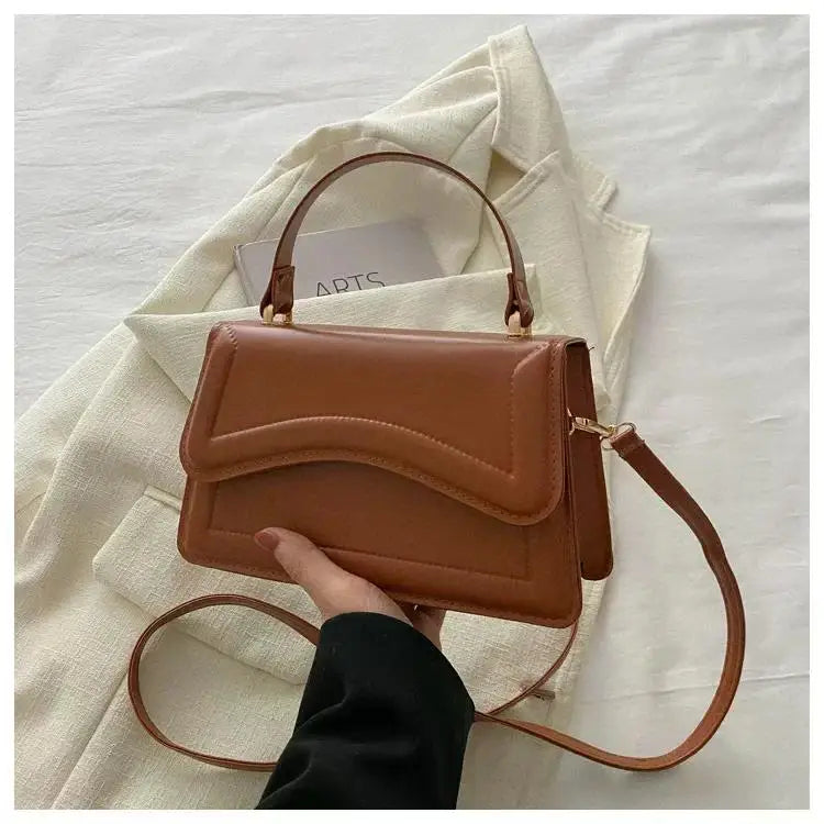 Square Leather Bag