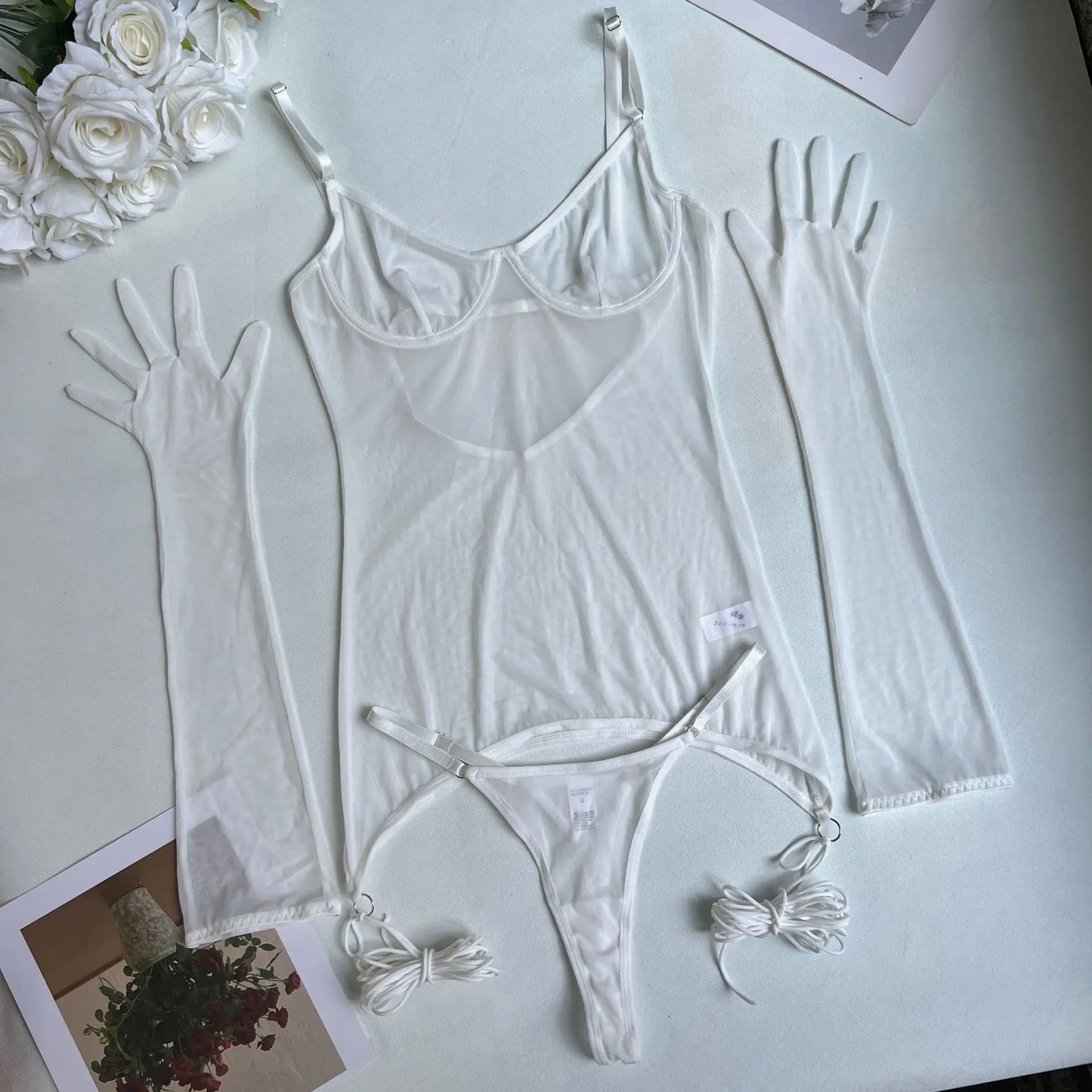 Yimunancy Transparent Lingerie Set