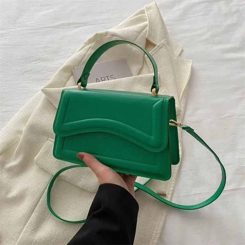 Square Leather Bag
