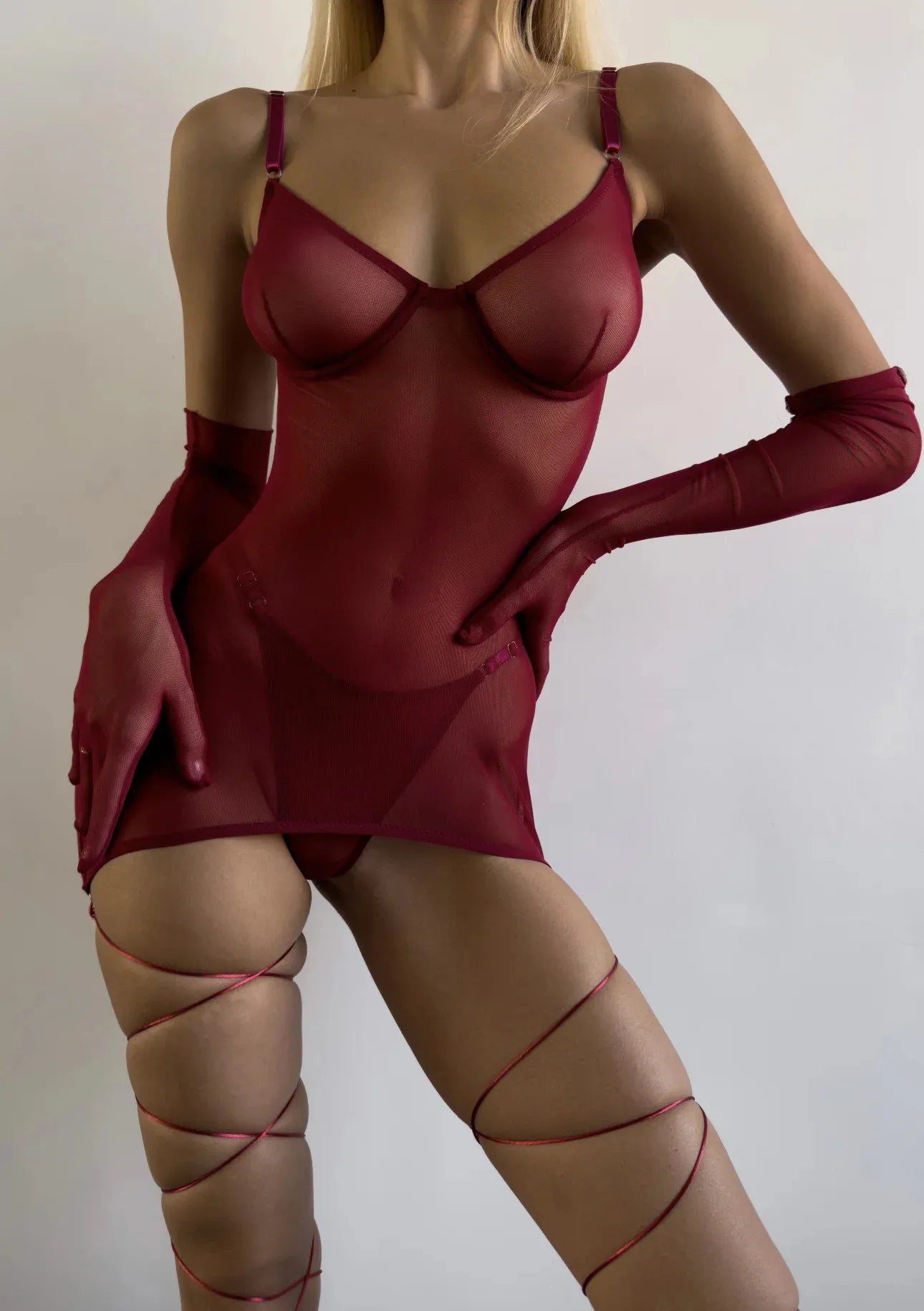 Yimunancy Transparent Lingerie Set