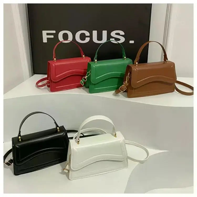 Square Leather Bag