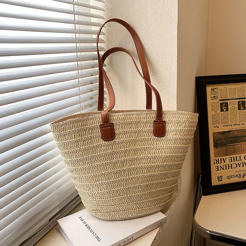 Large Women's Straw Bag