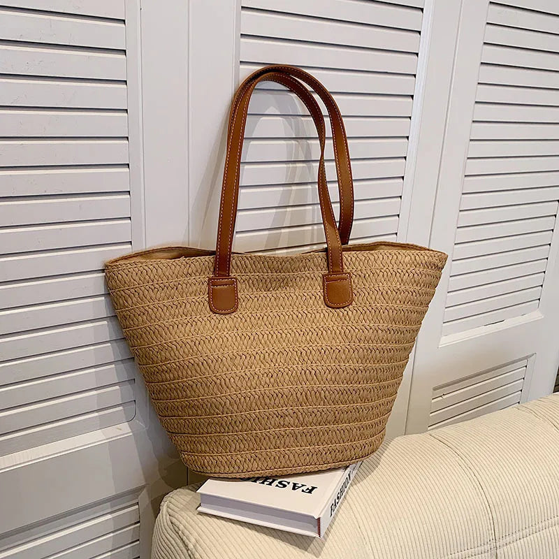 Large Women's Straw Bag