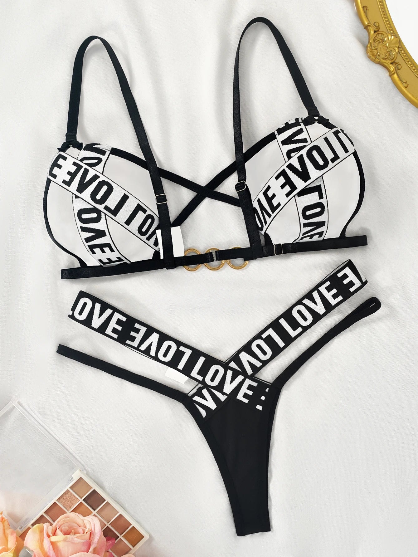 Sexy Lingerie Set - Love letter