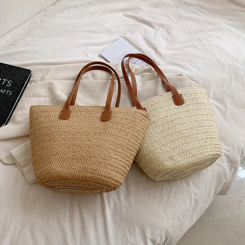 Large Women's Straw Bag