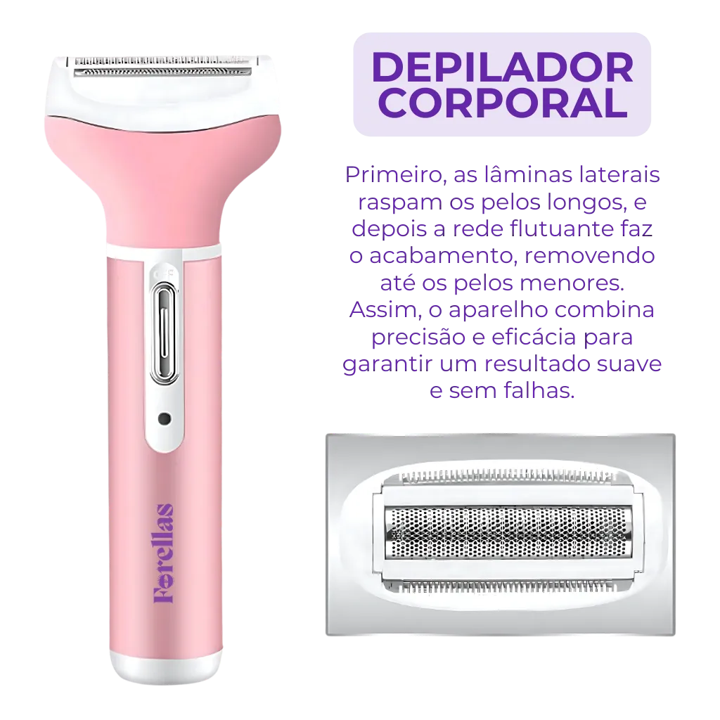 4-in-1 Epilator - Fast, Safe and Waterproof!