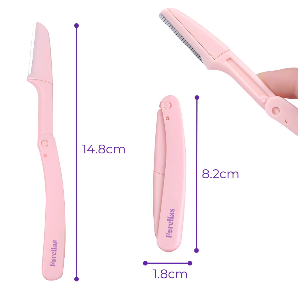 3 Facial Razor Kit - Shave Painlessly and Precisely!