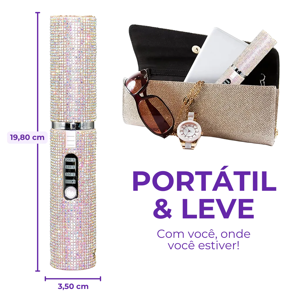 Portable USB Flat Iron - Straighten Your Hair Wherever You Are!
