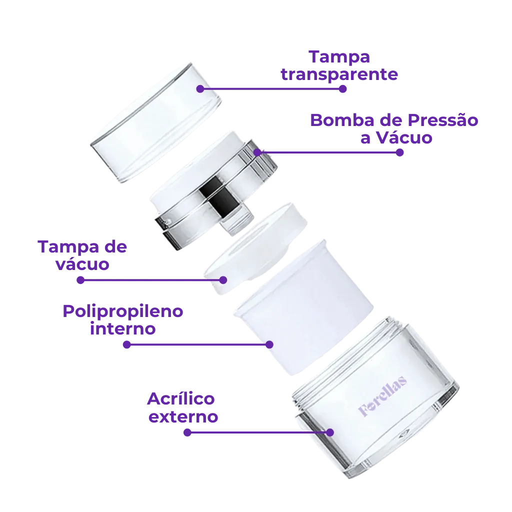 Vacuum Cream Jar - Made For Your Skin Care Routine!
