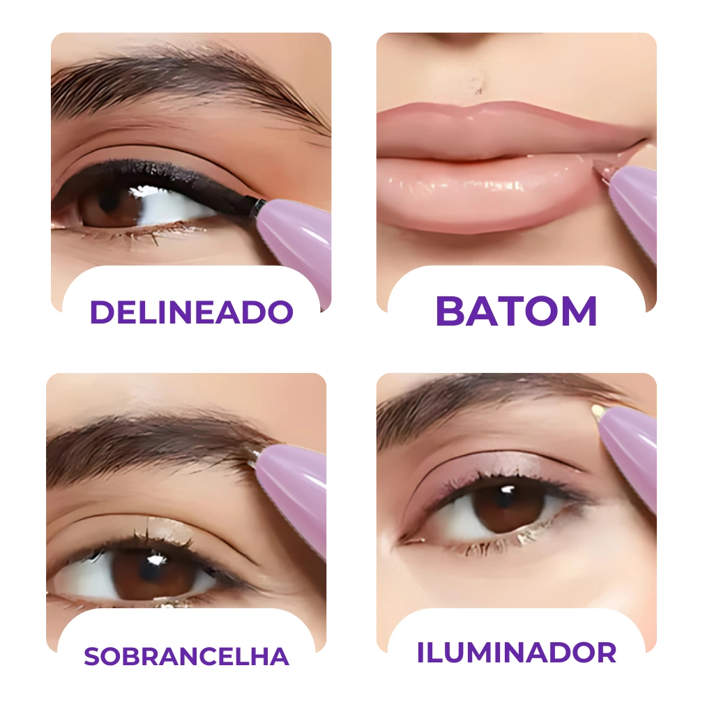 4 in 1 Pen - Complete Makeup: Eyes, Skin and Eyebrows!