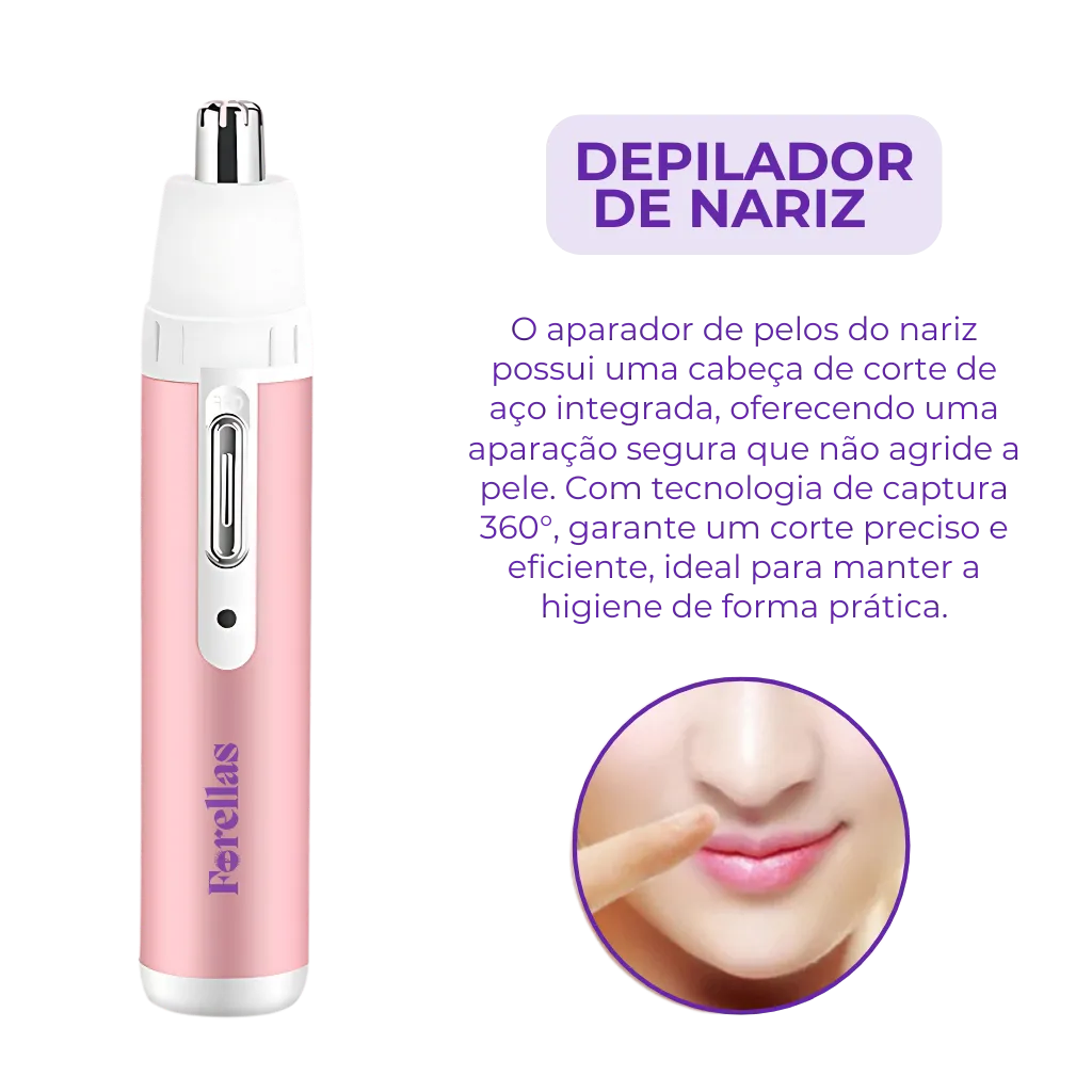 4-in-1 Epilator - Fast, Safe and Waterproof!