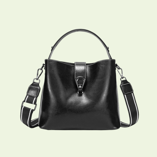 Women's Bucket Bag in Genuine Leather