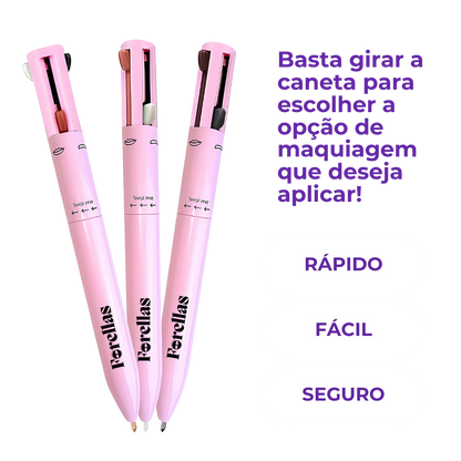 4 in 1 Pen - Complete Makeup: Eyes, Skin and Eyebrows! 