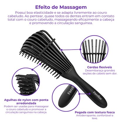 Detangling Brush - Goodbye Tangled Hair! 