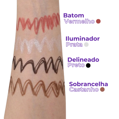 4 in 1 Pen - Complete Makeup: Eyes, Skin and Eyebrows! 