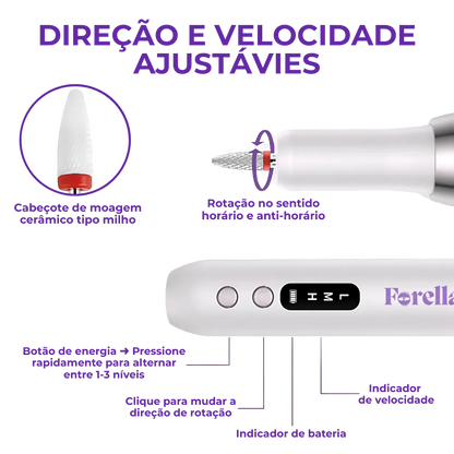 Professional Nail Kit - File, Polish and Remove Cuticles Now! 