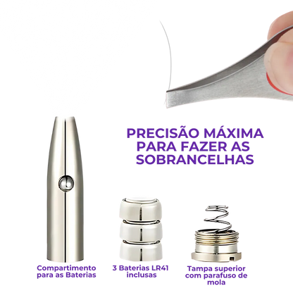 Tweezers with LED Light - Eyebrows Aligned with Ease! 