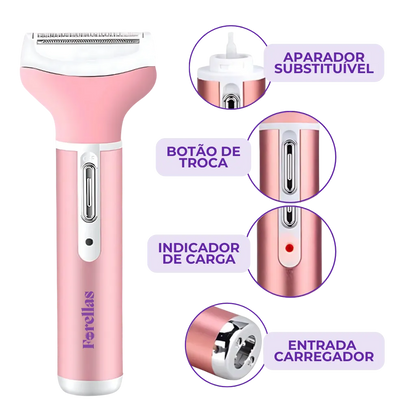 4-in-1 Epilator - Fast, Safe and Waterproof! 