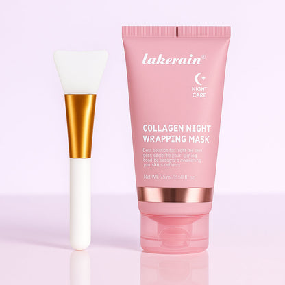 Night Skin Care Kit with Collagen – Mask and Facial Moisturizer 