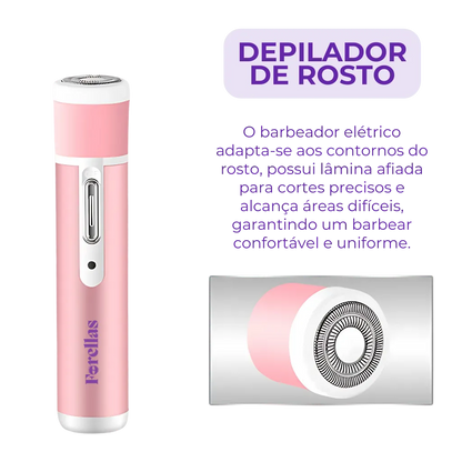 4-in-1 Epilator - Fast, Safe and Waterproof! 