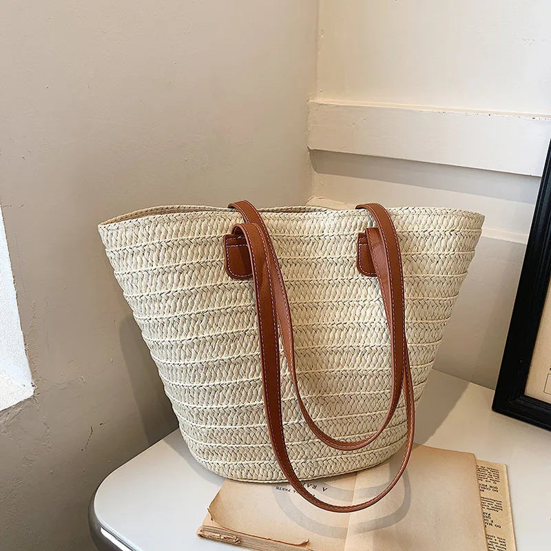 Large Women's Straw Bag