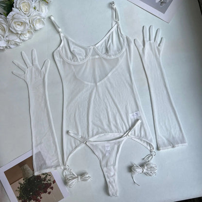 Yimunancy Transparent Lingerie Set