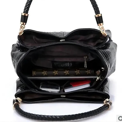 Women's Crocodile Print Tote Bag