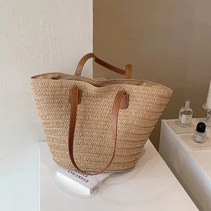 Large Women's Straw Bag
