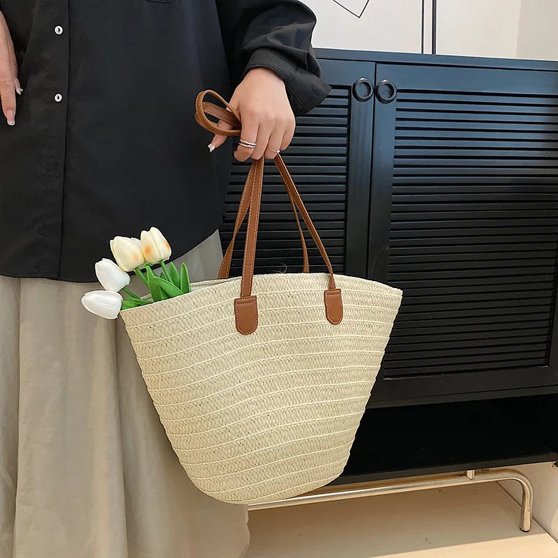 Large Women's Straw Bag