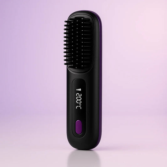 Mini Straightening Brush - Straight Hair Wherever You Are! 