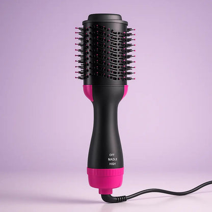 Straightening and Drying Brush – Straightened Curls in Seconds! 