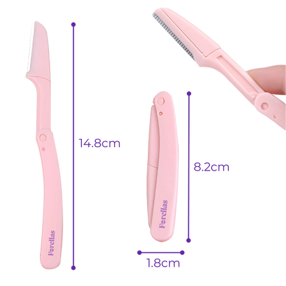 3 Facial Razor Kit - Shave Painlessly and Precisely! 
