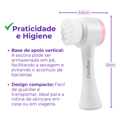 2-in-1 Makeup Remover Brush - Skin Cleansing at Home! 